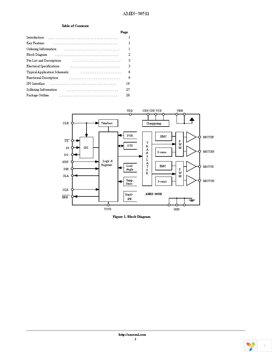 AMIS30511C5112RG Page 2