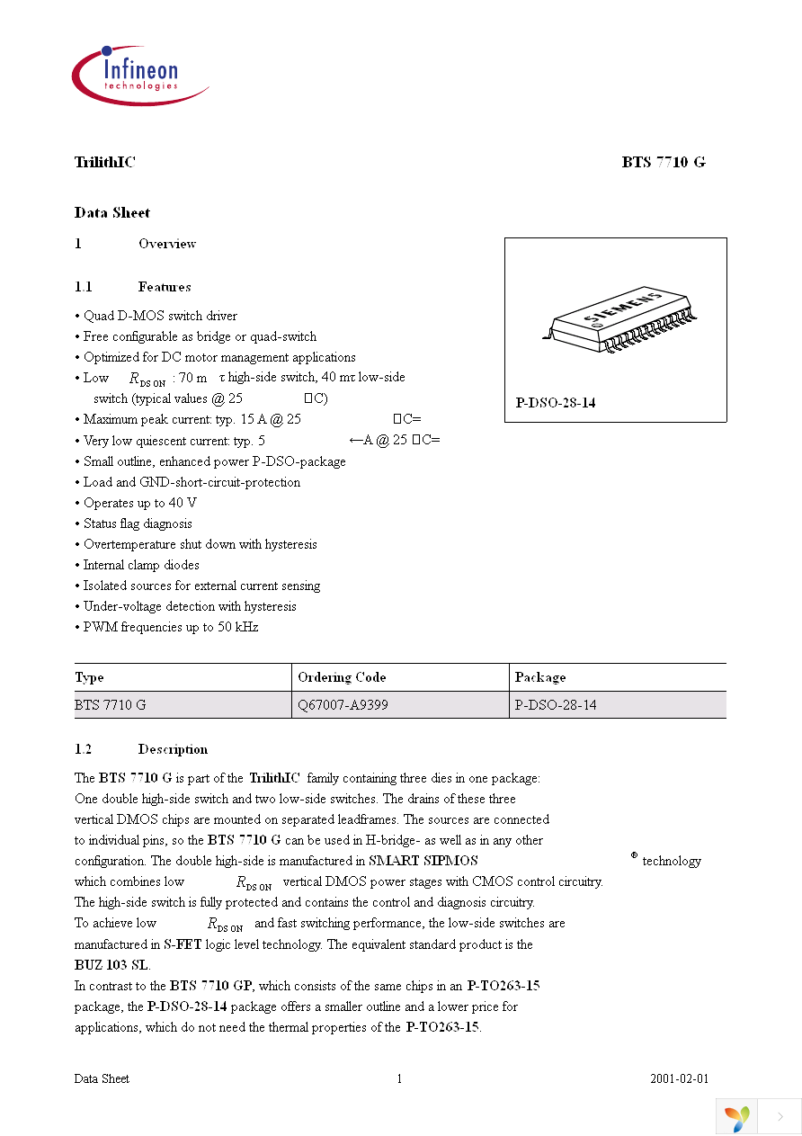 BTS7710G Page 1