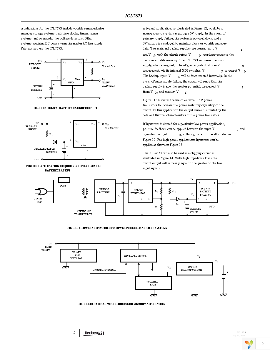 ICL7673CBAZA-T Page 5