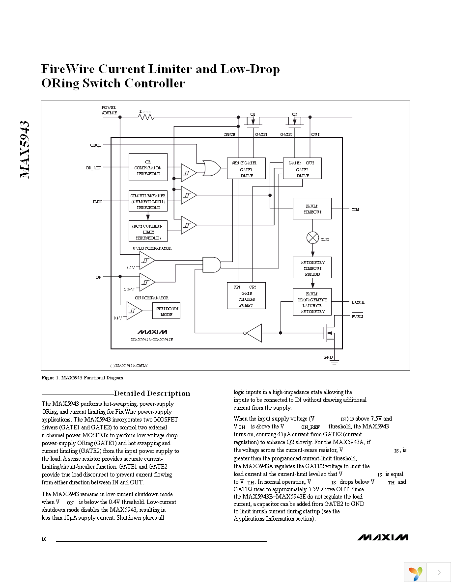 MAX5943AEEE+ Page 10