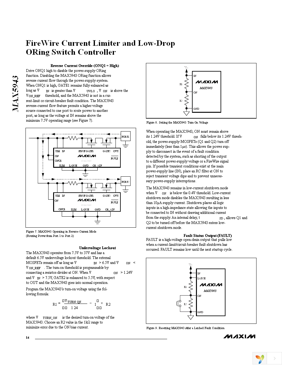 MAX5943AEEE+ Page 14