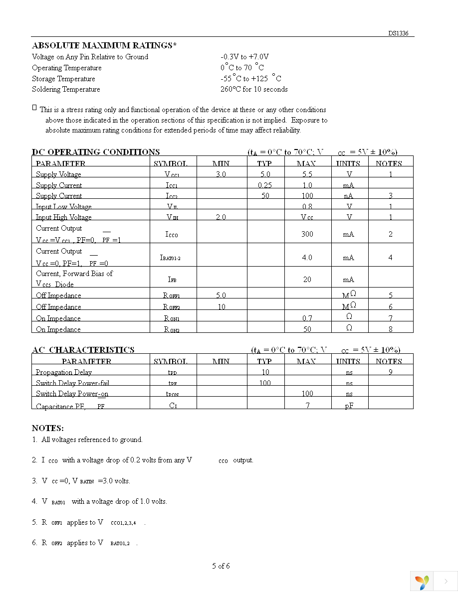 DS1336SN Page 5