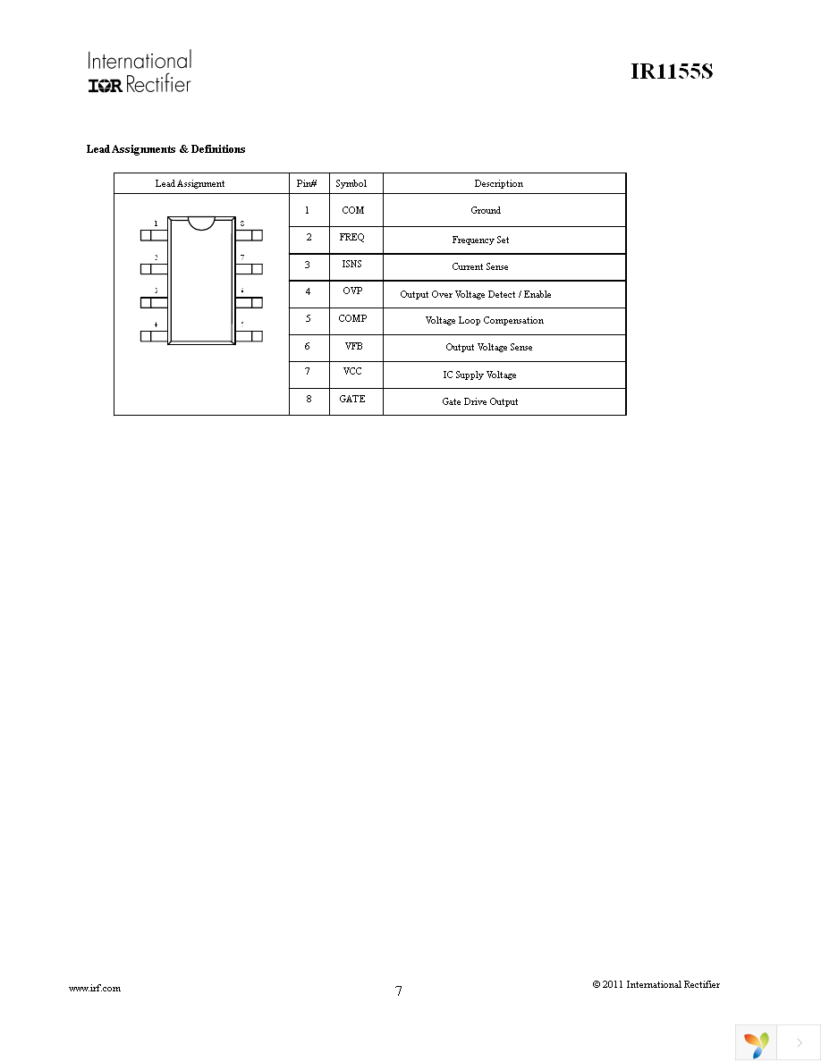 IR1155STRPBF Page 7