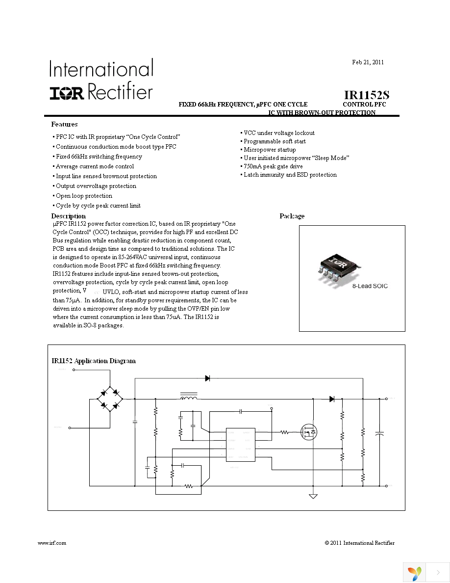 IR1152STRPBF Page 1