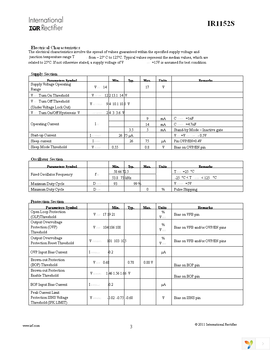 IR1152STRPBF Page 3