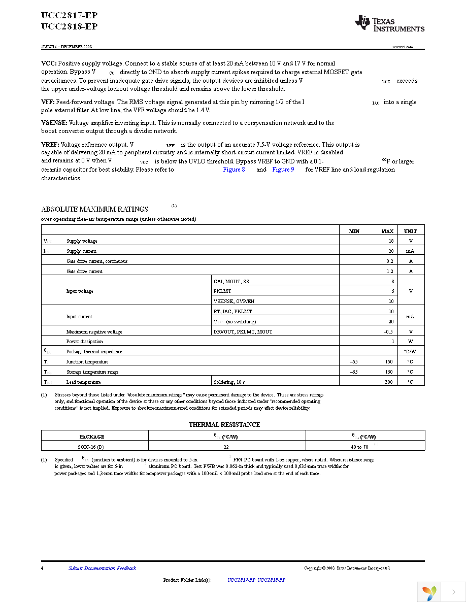 UCC2818MDREP Page 4