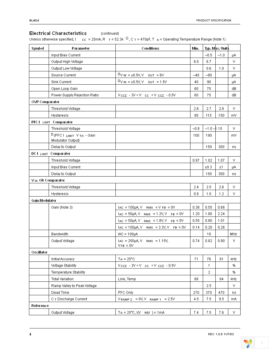 ML4824CP1 Page 4