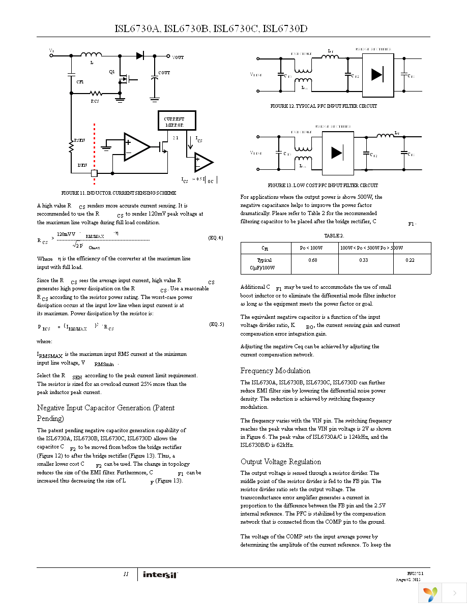 ISL6730AFUZ Page 11