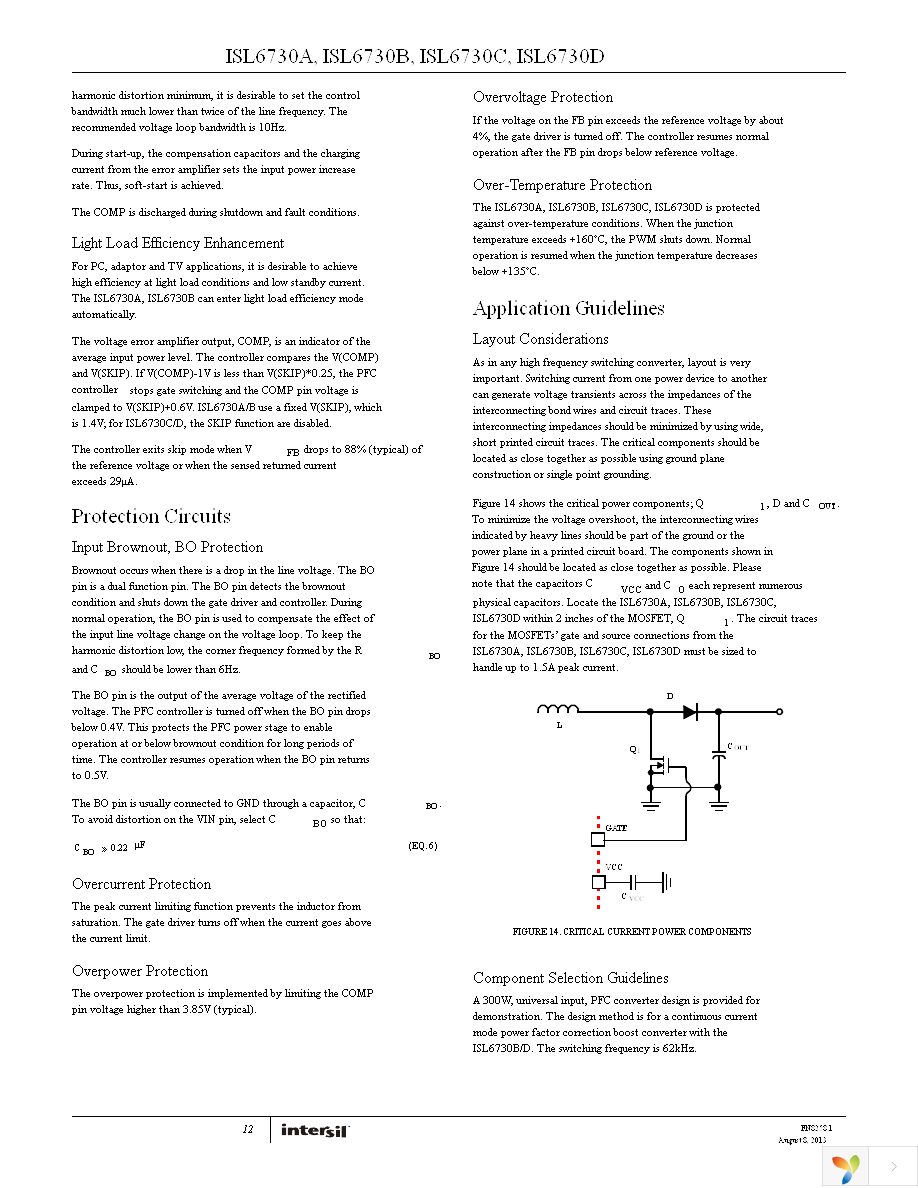 ISL6730AFUZ Page 12