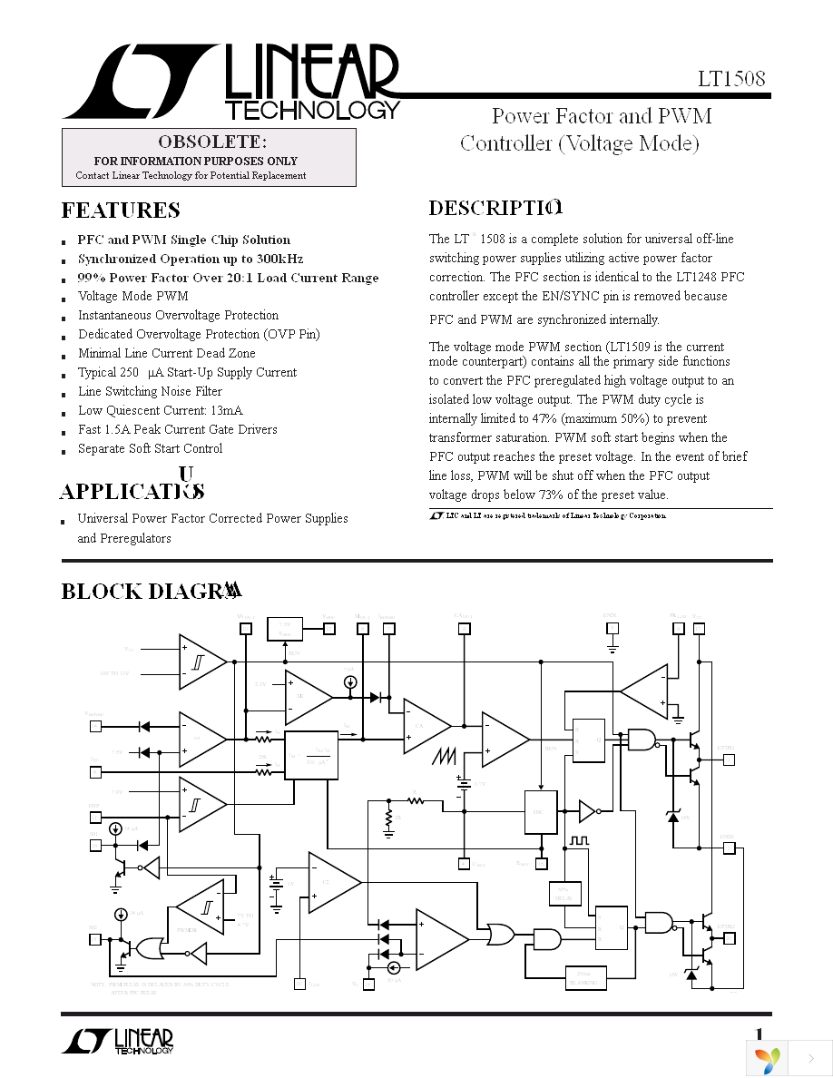 LT1508ISW Page 1