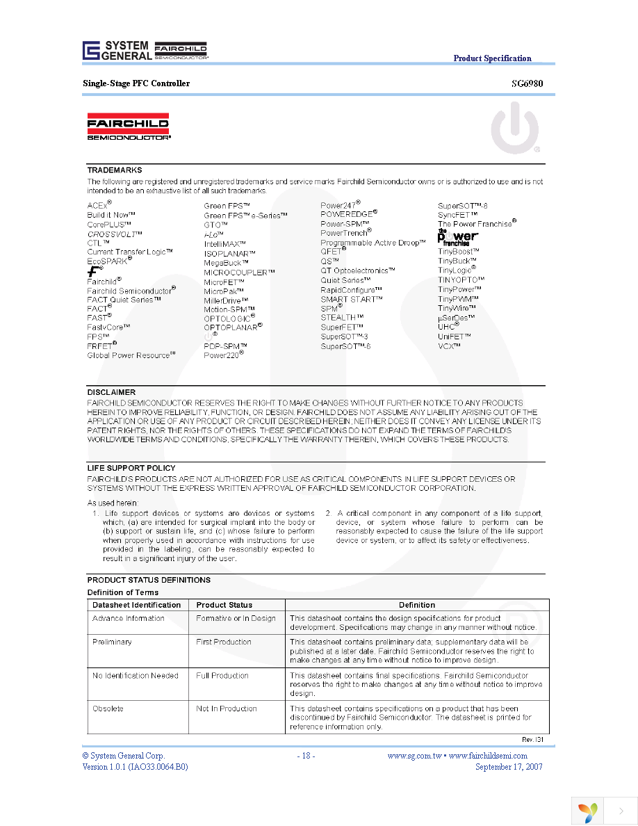 SG6980SZ Page 18