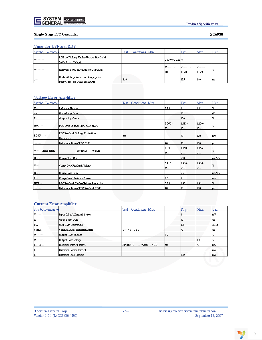 SG6980SZ Page 6