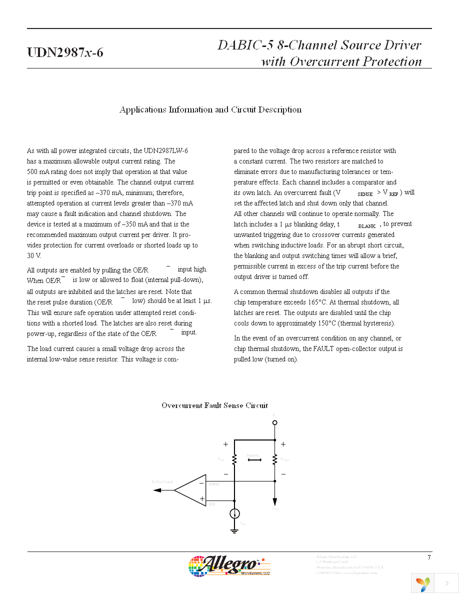 UDN2987LWTR-6-T Page 7