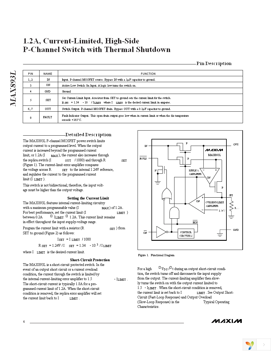 MAX893LESA+ Page 6