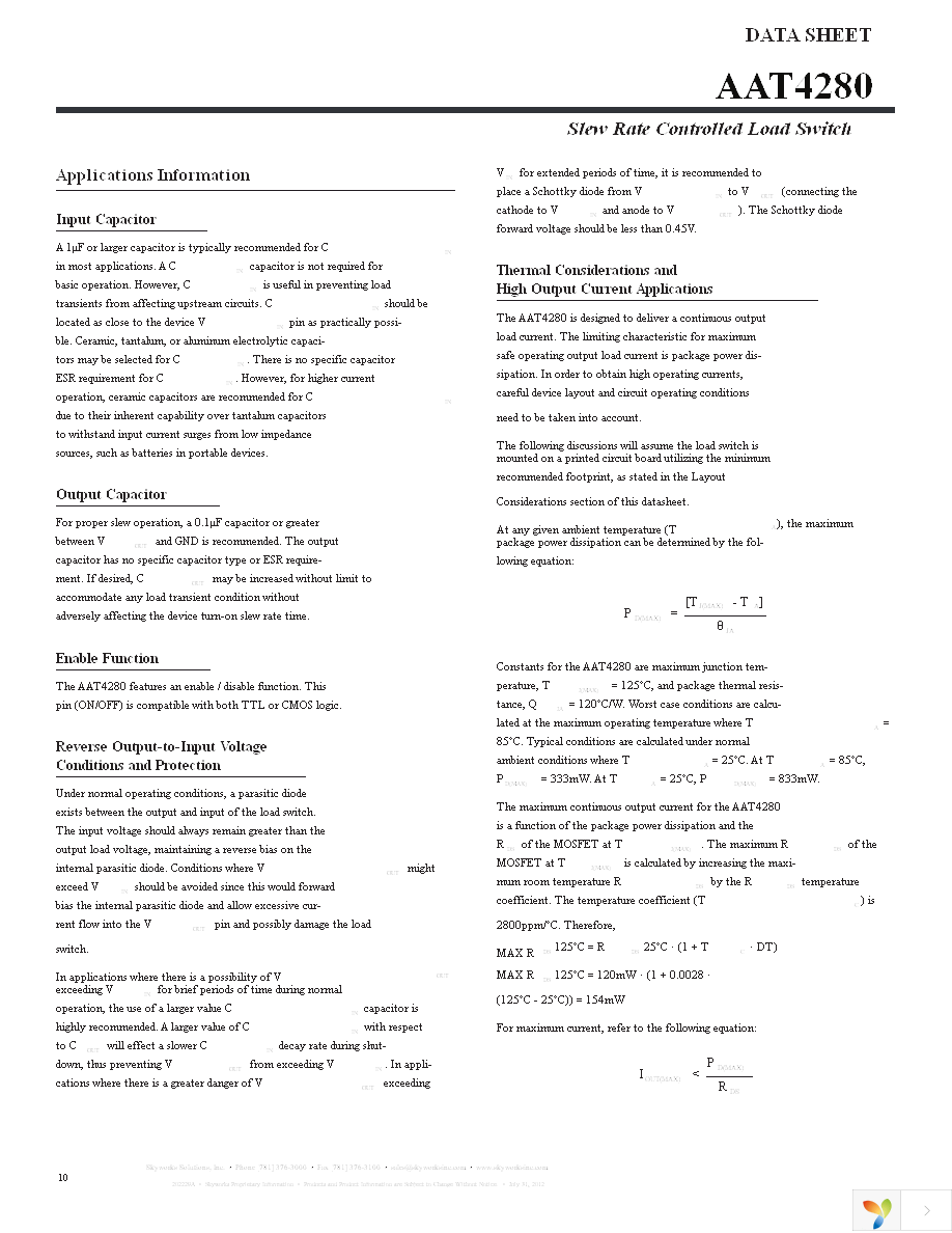 AAT4280IGU-1-T1 Page 10