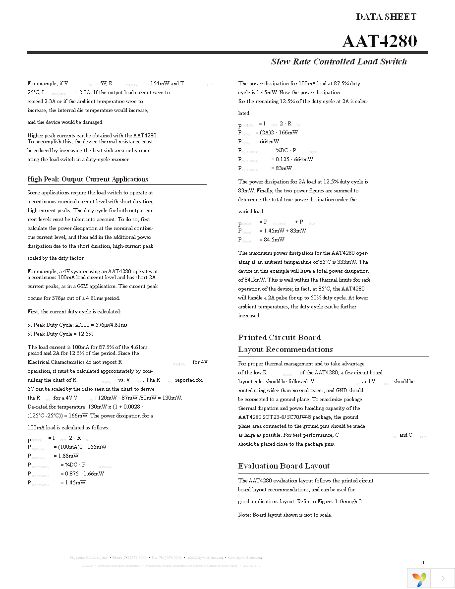 AAT4280IGU-1-T1 Page 11