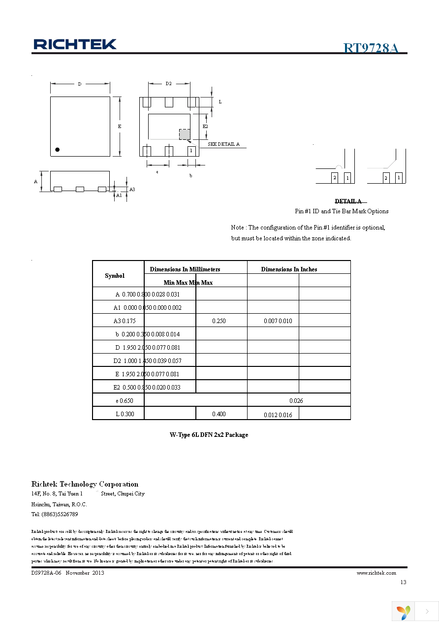 RT9728AHGE Page 13