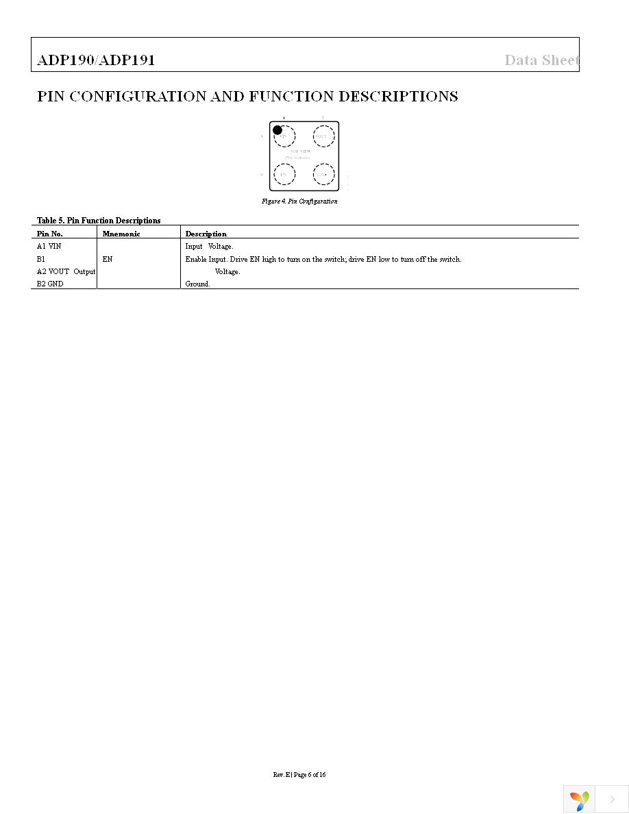 ADP191ACBZ-R7 Page 6