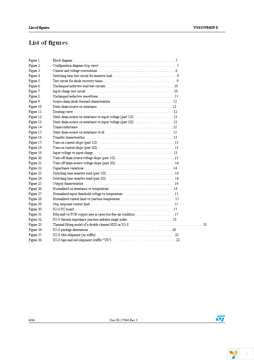 VNS1NV04DPTR-E Page 4