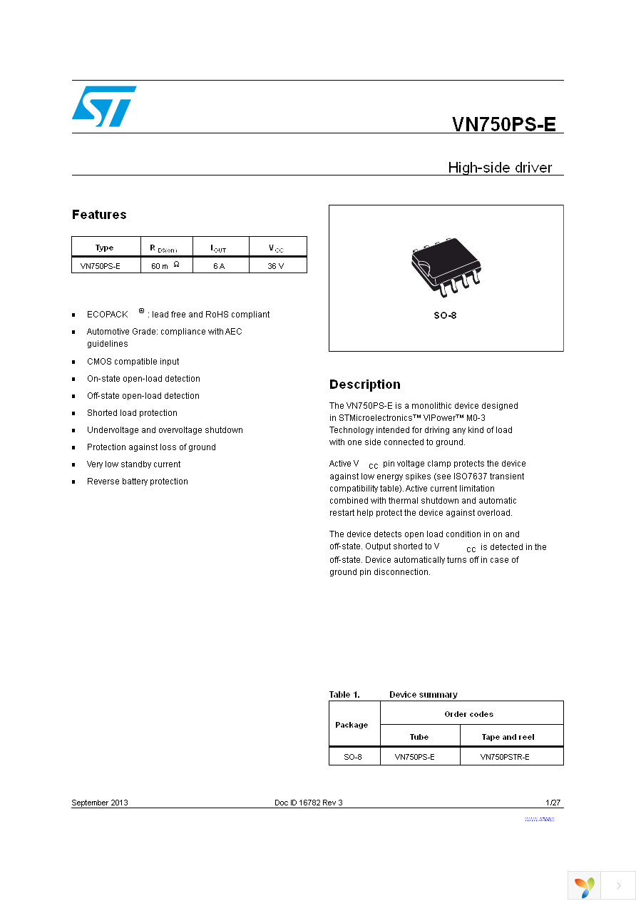 VN750PSTR-E Page 1