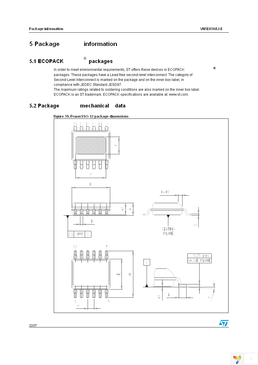 VN5E050AJTR-E Page 32