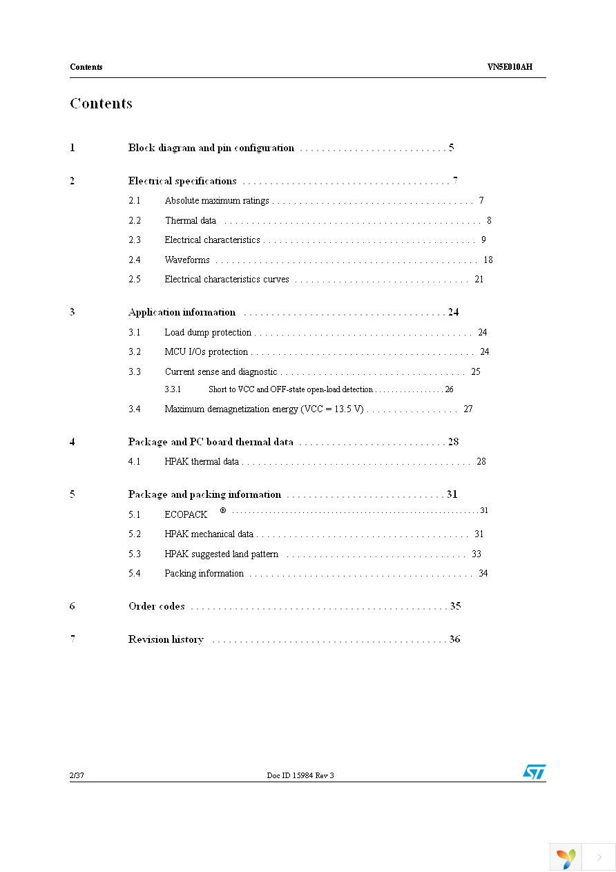 VN5E010AHTR-E Page 2