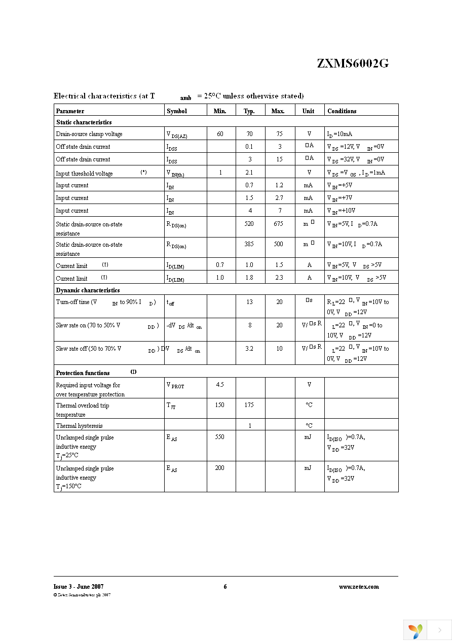 ZXMS6002GTA Page 6