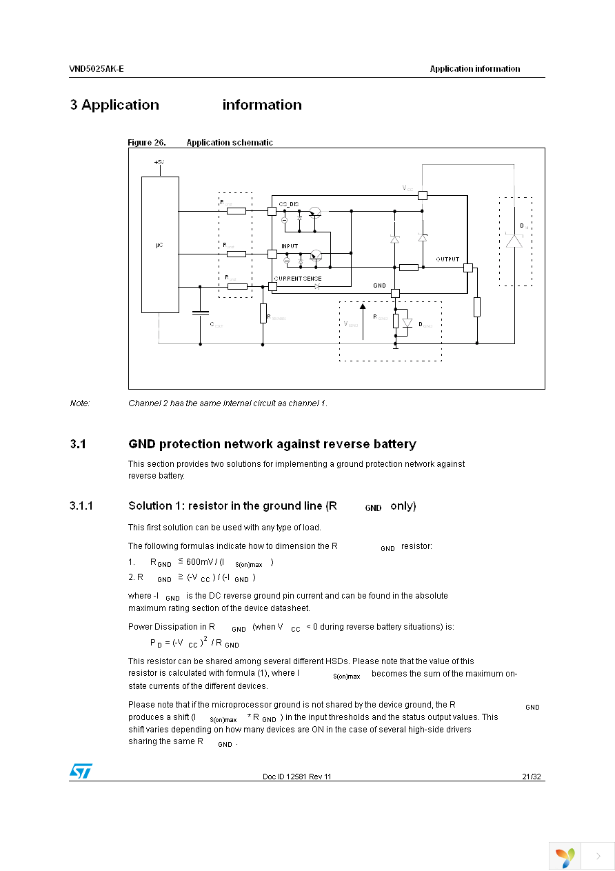 VND5025AKTR-E Page 21