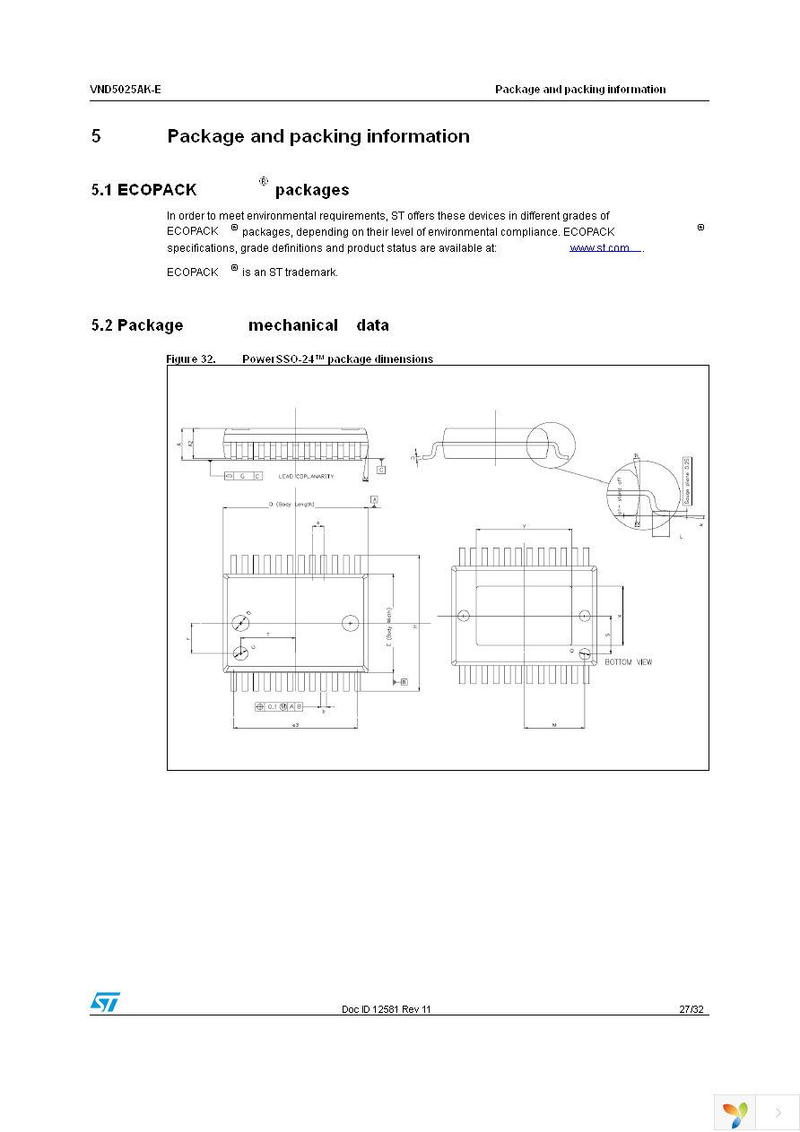 VND5025AKTR-E Page 27