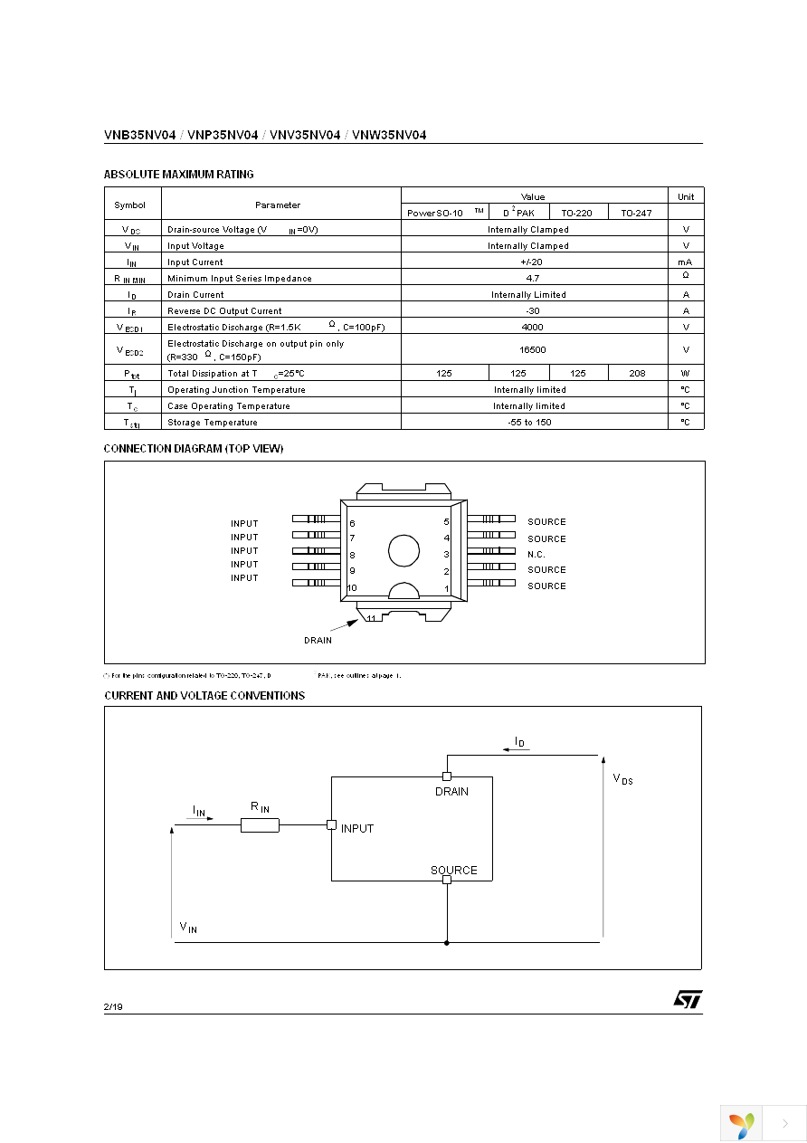 VNB35NV04TR-E Page 2