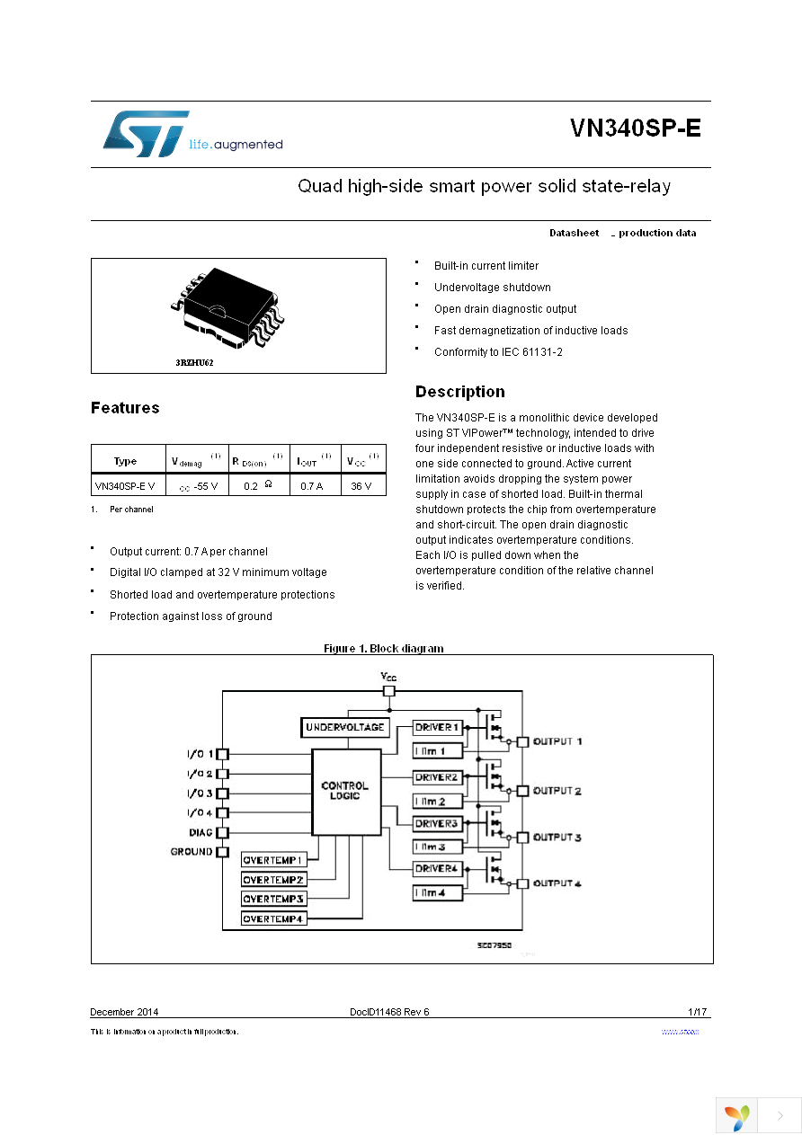 VN340SPTR-E Page 1