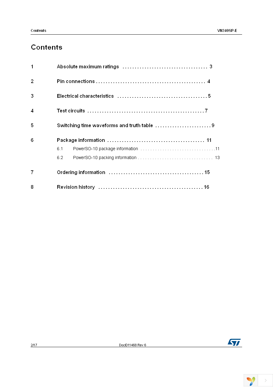 VN340SPTR-E Page 2