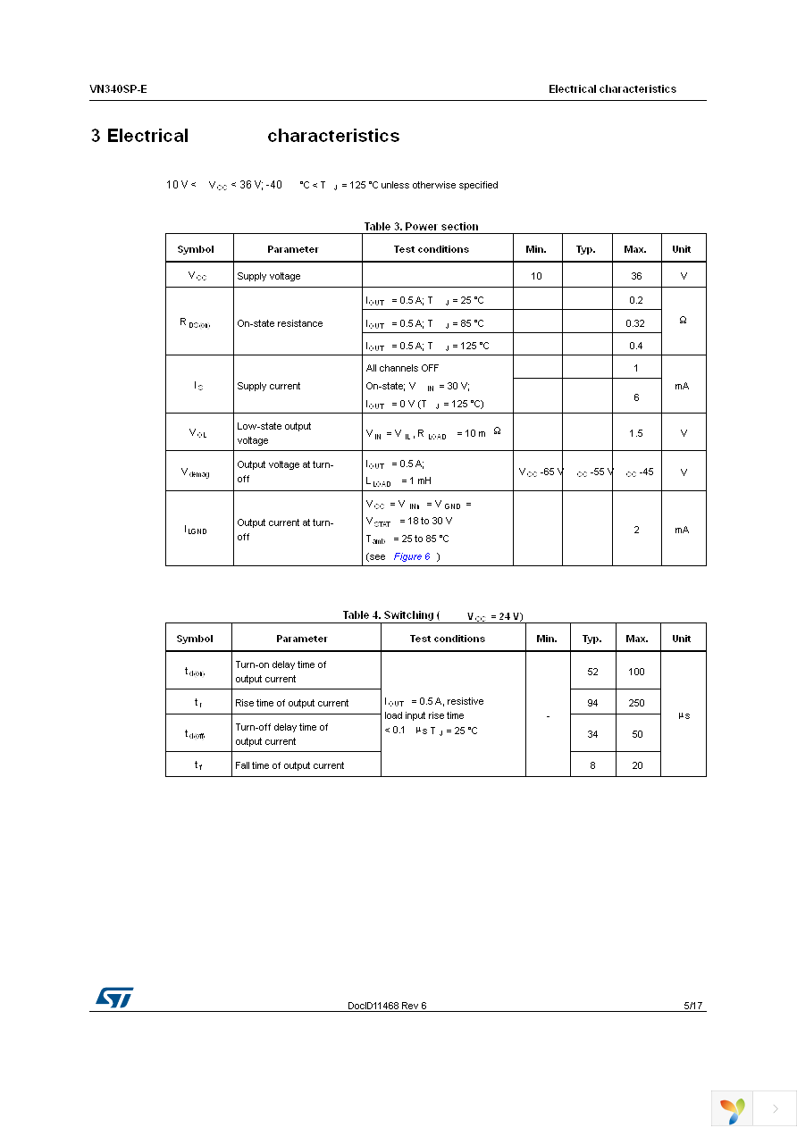 VN340SPTR-E Page 5