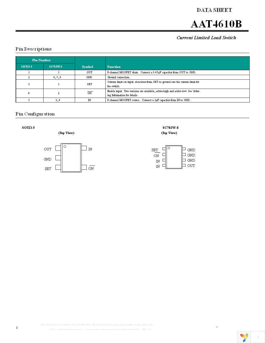 AAT4610BIGV-1-T1 Page 2