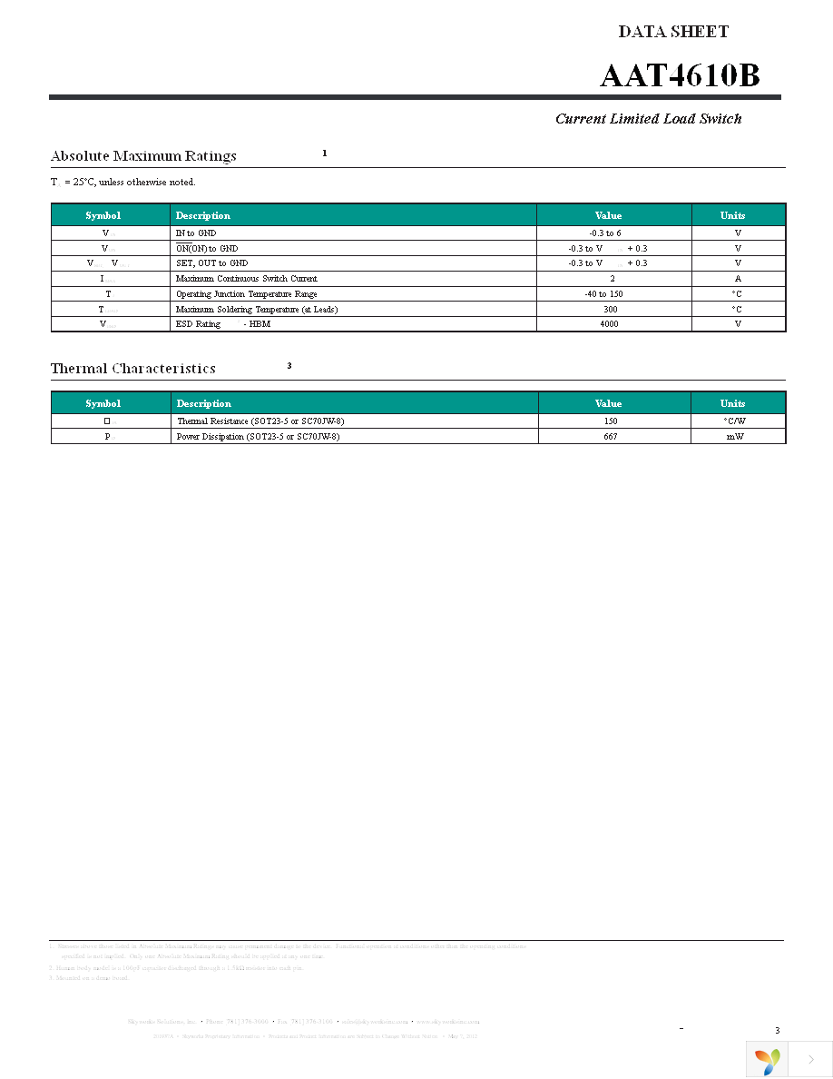 AAT4610BIGV-1-T1 Page 3