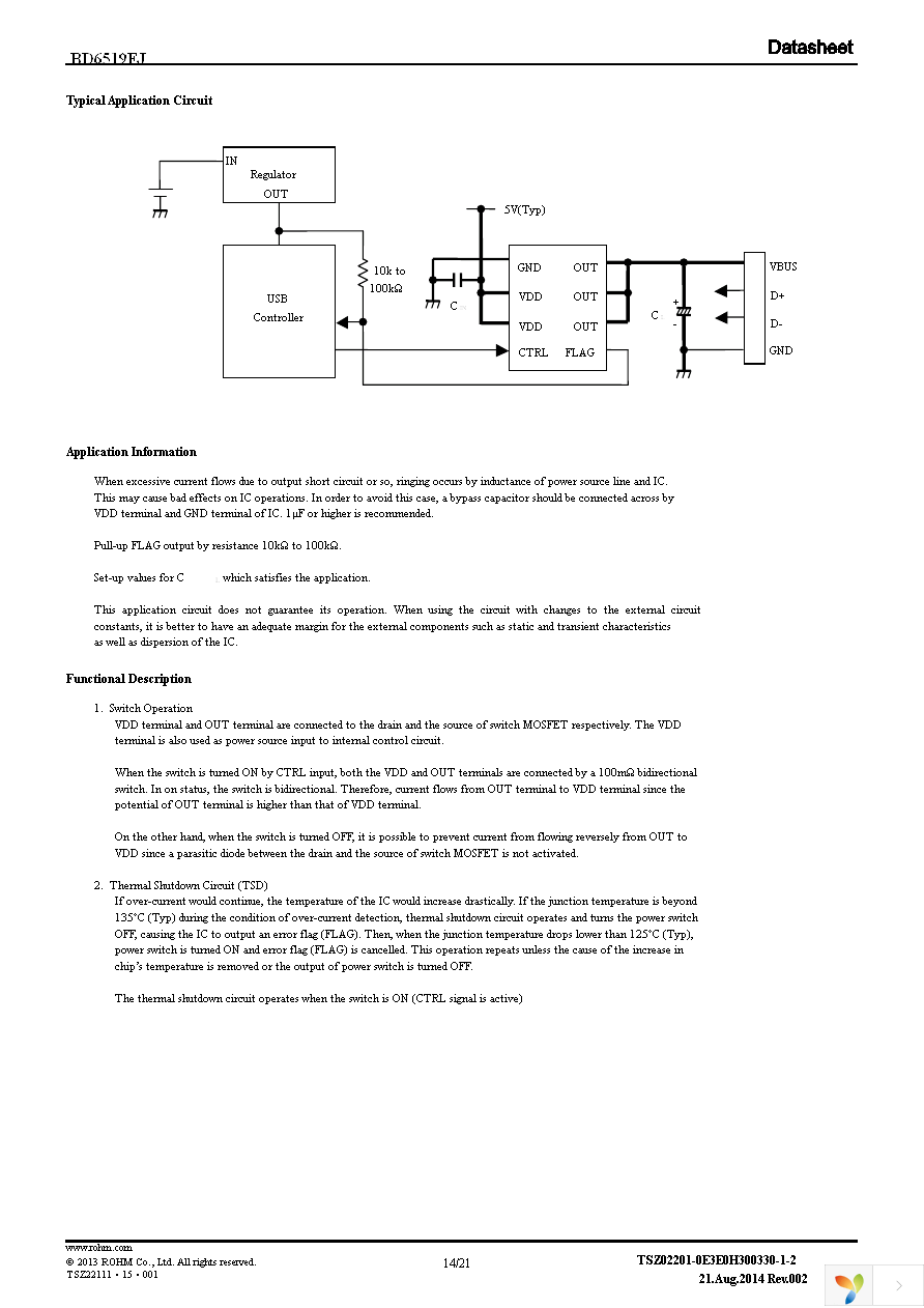 BD6519FJ-E2 Page 14