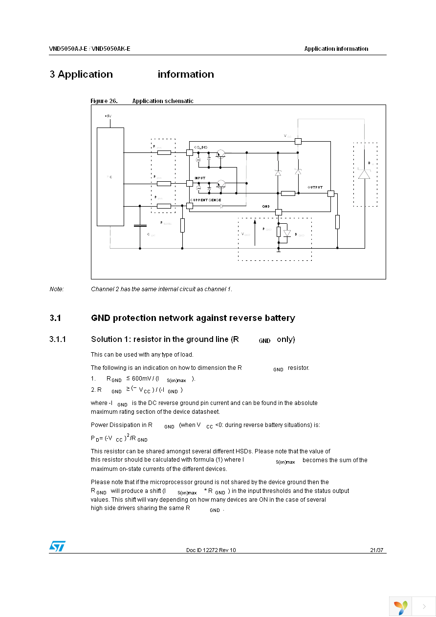 VND5050AJTR-E Page 21