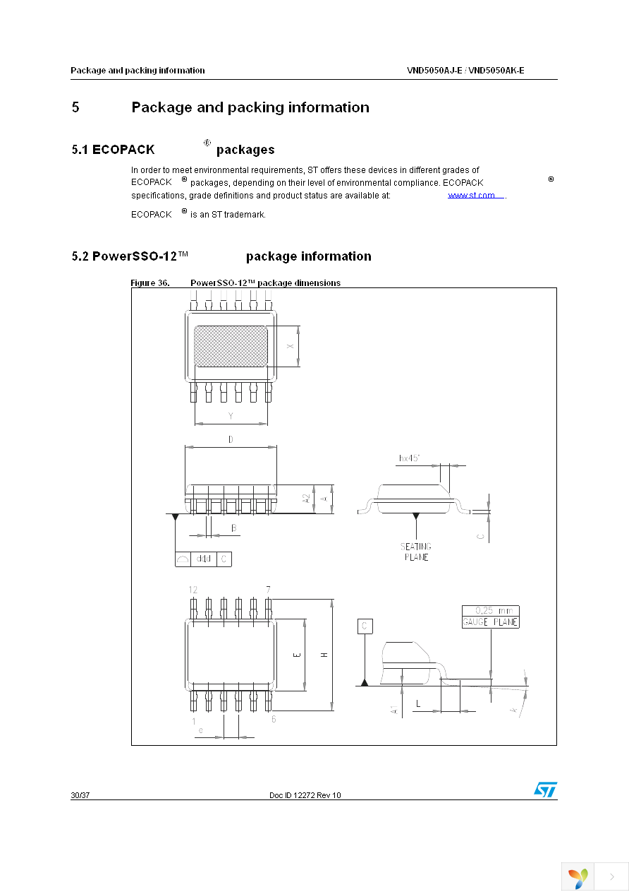 VND5050AJTR-E Page 30