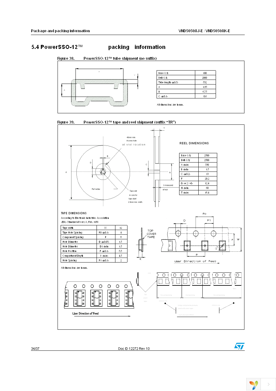 VND5050AJTR-E Page 34