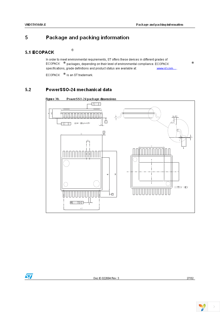 VND5T050AKTR-E Page 27