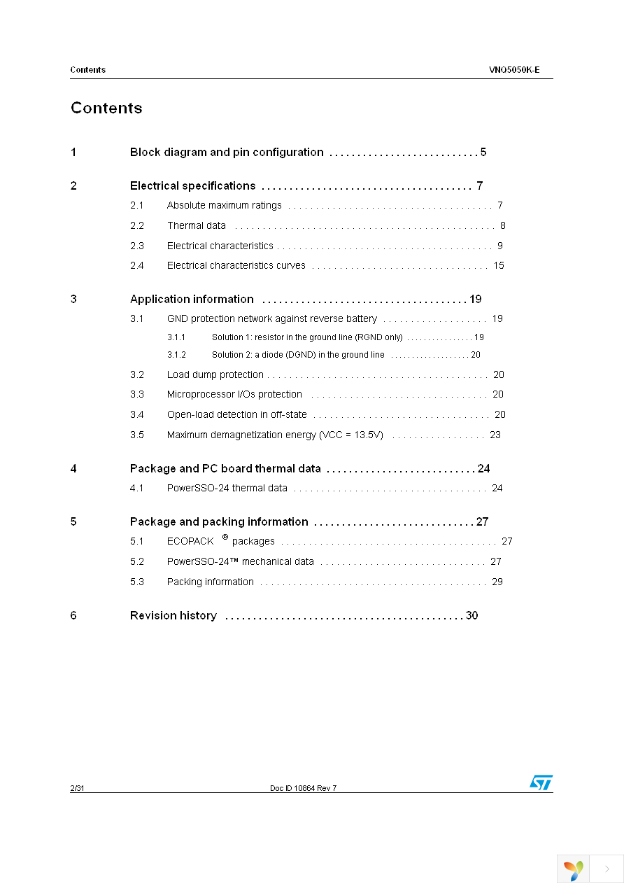 VNQ5050KTR-E Page 2