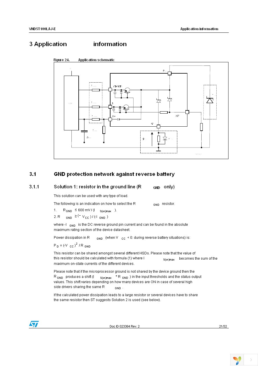 VND5T100LAJTR-E Page 21