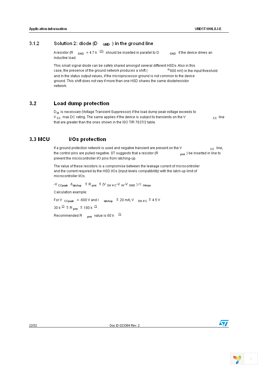 VND5T100LAJTR-E Page 22