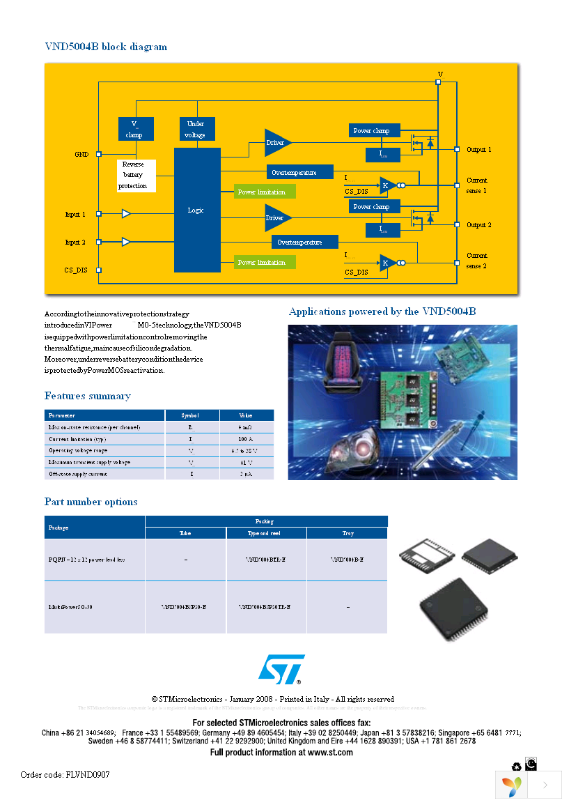 VND5004BTR-E Page 2