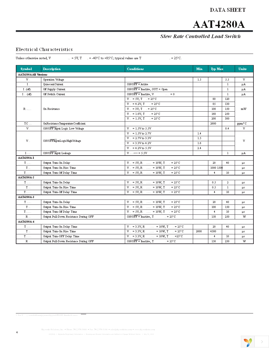 AAT4280AIJS-2-T1 Page 4