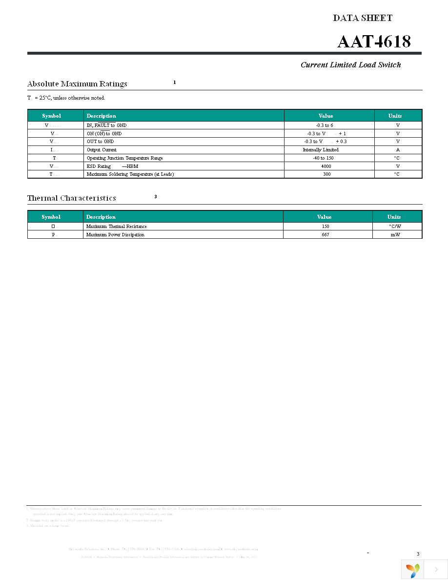 AAT4618IGV-0.5-1-T1 Page 3