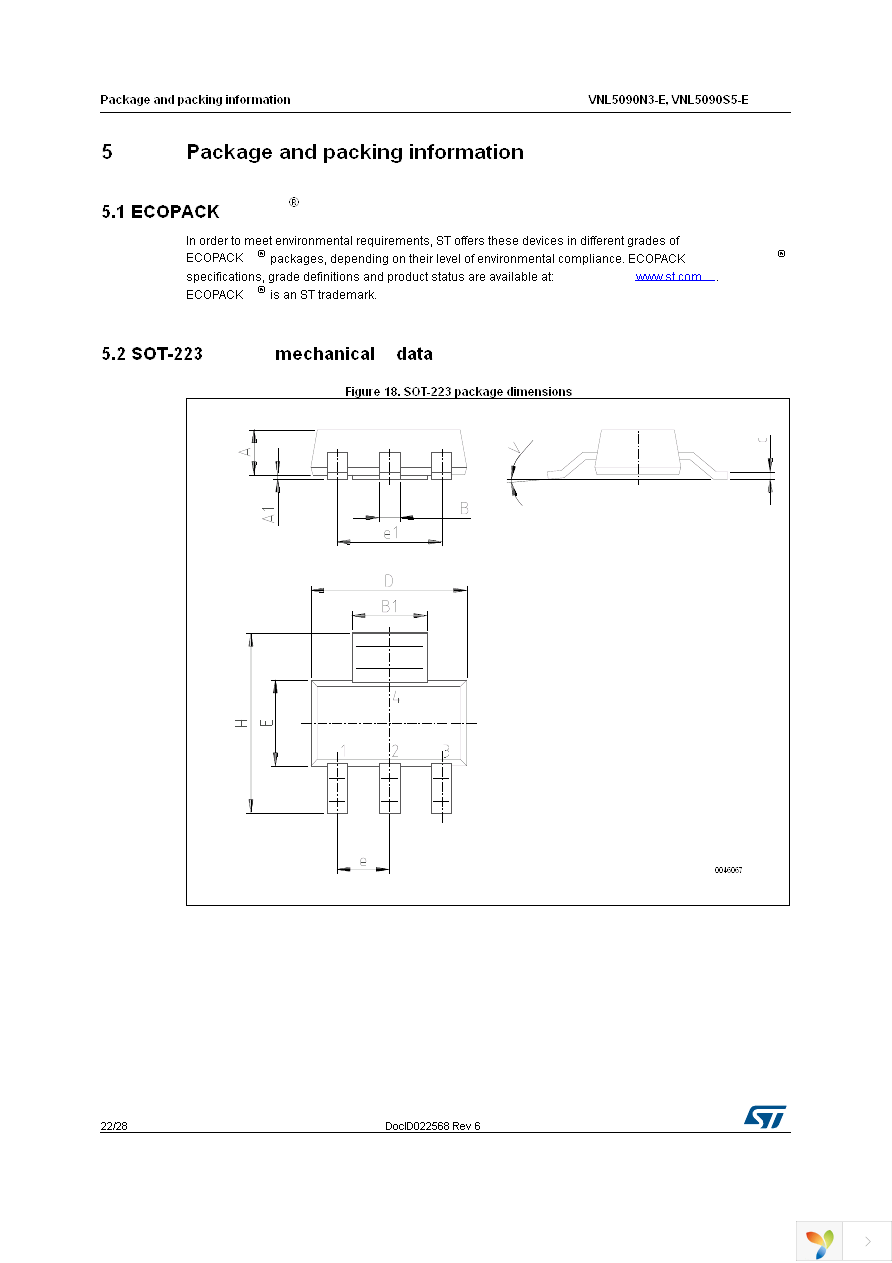 VNL5090N3TR-E Page 22