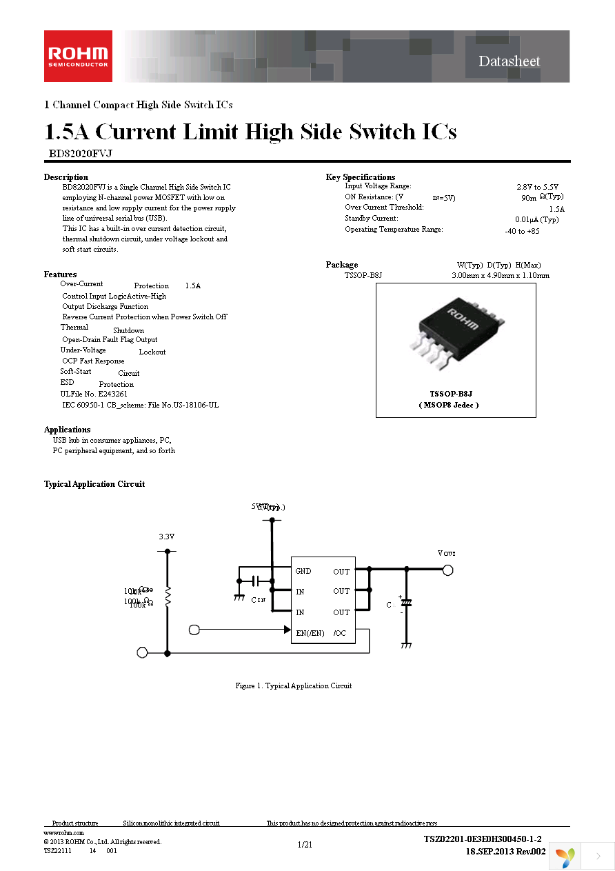 BD82020FVJ-E2 Page 1