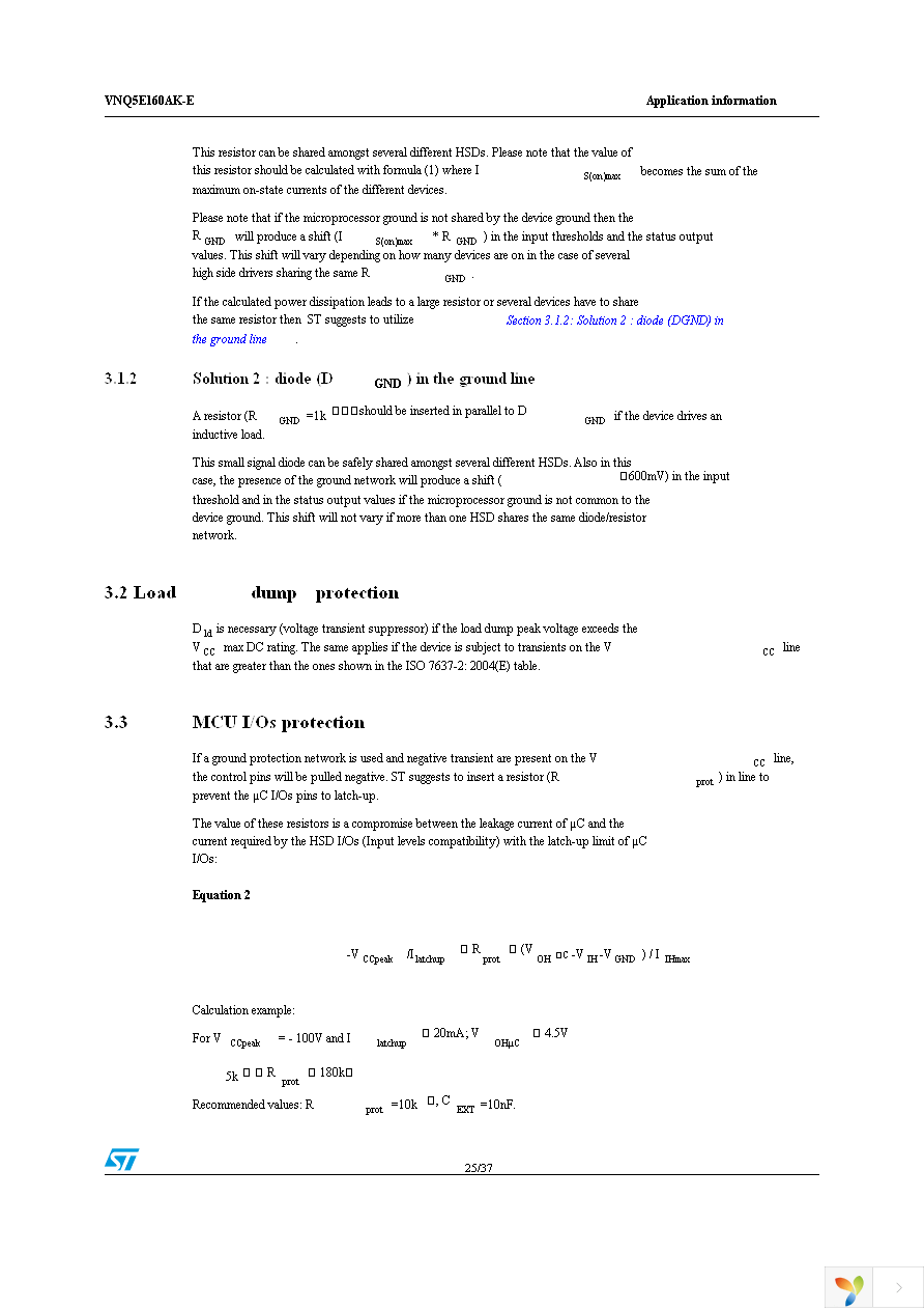 VNQ5E160AKTR-E Page 25