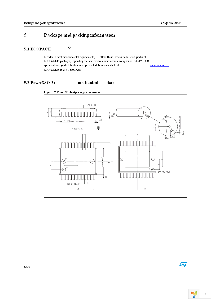 VNQ5E160AKTR-E Page 32